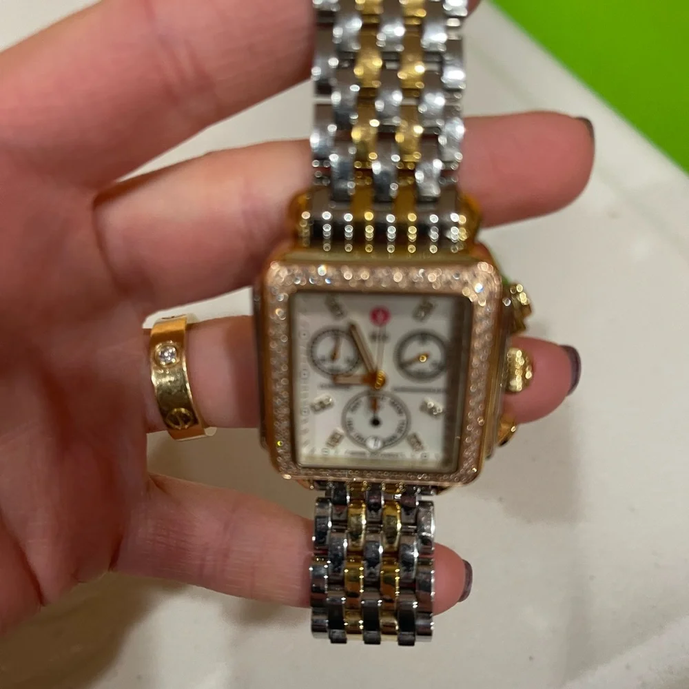 MICHELE DECO XL DIAMOND WATCH - Picture 4 of 13